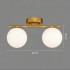 Lustra LED si cristal ORI, 30cm, 2xG9, Globuri, Auriu [4]