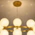 Lustra LOFT Chamber, 15x G9, Alb Auriu, Metal, Inaltime Reglabila, Modern [3]