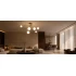 Lustra cu Abajur Rotund, PENTHOUSE Dome, 6x G9, Auriu, Metal [2]