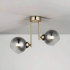 Lustra cu bec moderna MODUS, 2x E27, Auriu, Metal [2]