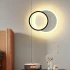 Aplica LED SMALON 26W, 2 Cercuri, lumina Rece/Calda/Neutra, Alb Negru [2]
