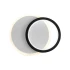 Aplica LED SMALON 26W, 2 Cercuri, lumina Rece/Calda/Neutra, Alb Negru [4]