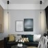 Pendul Pluto, 17W, Lumina Rece/Calda/Neutra, Negru [3]