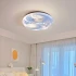 Lustra LED EARTH 41W, Diametru 30cm, lumina Rece/Calda/Neutra, Albastru [2]