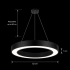Lustra LED suspendata ANGLE, D52cm, 25W, Inaltime Reglabila, Lumina Rece, Negru, Metal si Acril [4]