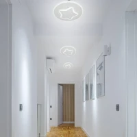 Lustra LED HEATH STEA, 35W, Diametru 20cm, lumina Neutra, Alb Lustra LED HEATH STEA, 35W, Diametru 20cm, lumina Neutra, Alb