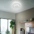 Lustra LED HEATH STEA, 35W, Diametru 20cm, lumina Neutra, Alb [3]