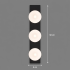 Lustra LED TRION, Lumina Calda/Neutra/Rece, 3xG9, 24W, Negru, Metal si Acril [4]