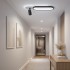 Lustra LED cu Proiector Reglabil FISSO Camilla 49W, lumina 3000/4000/6000k, Negru [4]