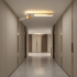 Lustra LED cu Proiector Reglabil FISSO Camilla, 48W, lumina Rece/Calda/Neutra 3000K/4000K/6000K, Auriu Lucios, Metal si Acril [2]