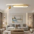 Lustra LED cu Proiector Reglabil FISSO Camilla, 48W, lumina Rece/Calda/Neutra 3000K/4000K/6000K, Auriu Lucios, Metal si Acril [3]
