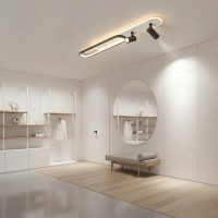Lustra LED cu Proiector Reglabil FISSO Camilla 70W, lumina Rece/Calda/Neutra, Negru Lustra LED cu Proiector Reglabil FISSO Camilla 70W, lumina Rece/Calda/Neutra, Negru