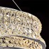 Lustra LED cu Telecomanda,LLC160/500GD, Cristal si Metal, 54W, Dimabila, Inaltime Reglabila, Lumina Rece/Calda/Neutra, Iluminat Luxos [2]