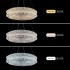 Lustra LED cu Telecomanda,LLC160/500GD, Cristal si Metal, 54W, Dimabila, Inaltime Reglabila, Lumina Rece/Calda/Neutra, Iluminat Luxos [4]