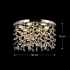 Candelabru LED Cristal LLC210/550CH Rotund, 30W, Lumina Rece/Calda/Neutra, Cristal, Crom Lucios [4]