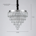 Lustra LED Cristal RIGO cu telecomanda Nobile Diametru 39cm, Crom Lucios, Inaltime Reglabila, Metal si Cristal [4]
