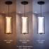 Lustra LED Suspendata cu Telecomanda 29W, Orin, 1 element, Inaltime Reglabila, Lumina Calda/Rece/Neutra, Alb, Meta [3]