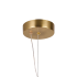 Lustra LED Suspendata LM551/4GD, 23W, Lumina 3000/4000/6000K, Auriu, Inaltime Reglabila [3]