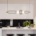 Lustra LED Suspendata LM551/5BK, 27W, Lumina 3000/4000/6000K, Negru, Inaltime Reglabila [3]