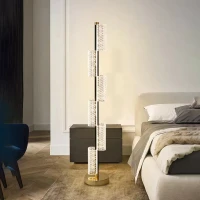 Lampadar LED 40W Modern Austin 125Cm 3000/4000/6000K Auriu Lampadar LED 40W Modern Austin 125Cm 3000/4000/6000K Auriu