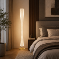 Lampadar LED 40W Modern Augustinus 127Cm Luminca Calda/Neutra/Rece Auriu Lampadar LED 40W Modern Augustinus 127Cm Luminca Calda/Neutra/Rece Auriu