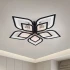 Lustra LED cu telecomanda DALIA 96W, 5 Petale, lumina Rece/Calda/Neutra, Dimabila, Negru [4]