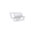 Lustra LED cu telecomanda si cristal LEILA 87W, 3 Patrate, lumina Rece/Calda/Neutra, Dimabila, Alb [4]