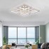 Lustra LED cu telecomanda cu cristal QUADRIA SUPREMO RGB, 143W, 5 Patrate, lumina Rece/Calda/Neutra, Dimabila, Crom Lucios [4]