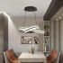 Lustra LED suspendata cu telecomanda INFINITY LOOP 61W, lumina Rece/Calda/Neutra, Dimabila, Negru, Inaltime Reglabila [2]