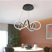 Lustra LED suspendata cu telecomanda INFINITY HALO 69W, lumina Rece/Calda/Neutra, Dimabila, Negru, Inaltime Reglabila Lustra LED suspendata cu telecomanda INFINITY HALO 69W, lumina Rece/Calda/Neutra, Dimabila, Negru, Inaltime Reglabila