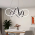Lustra LED suspendata cu telecomanda INFINITY HALO 69W, lumina Rece/Calda/Neutra, Dimabila, Negru, Inaltime Reglabila [2]