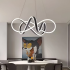 Lustra LED suspendata cu telecomanda INFINITY HALO 69W, lumina Rece/Calda/Neutra, Dimabila, Negru, Inaltime Reglabila [3]