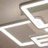 Lustra LED cu telecomanda ELLA 119W, 6 Patrate, lumina Rece/Calda/Neutra, Dimabila, Alb [2]