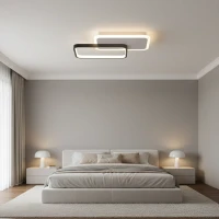 Lustra LED cu telecomanda CAROLINA 50W, 2 Elemente, lumina Rece/Calda/Neutra, Dimabila, Negru Lustra LED cu telecomanda CAROLINA 50W, 2 Elemente, lumina Rece/Calda/Neutra, Dimabila, Negru