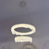 Lustra LED, suspendata cu Telecomanda, AMADEO, 89W, Lumina Rece/Calda/Neutra, Dimabila, Inaltime Reglabila, Alb [2]