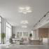 Lustra LED cu telecomanda ORCHID 66W, 5 Petale, lumina Rece/Calda/Neutra, Dimabila, Alb [2]