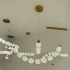 Lustra LED suspendata FAUSTO, 48W, lumina Rece/Calda/Neutra, Inaltime Reglabila, Auriu [2]