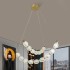 Lustra LED suspendata FAUSTO, 48W, lumina Rece/Calda/Neutra, Inaltime Reglabila, Auriu [3]
