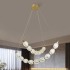 Lustra LED suspendata FAUSTO, 48W, lumina Rece/Calda/Neutra, Inaltime Reglabila, Auriu [4]