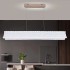 Lustra LED cu Telecomanda, Suspendata TAMY 160W, Liniara, lumina Rece/Calda/Neutra, Auriu, Inaltime Reglabila [4]