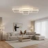 Lustra LED cu telecomanda LANDEN 84W, 3 Elemente, lumina Rece/Calda/Neutra, Dimabila, Alb [2]