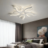 Lustra LED cu telecomanda SAKURA 62W, 5 Petale, lumina Rece/Calda/Neutra, Dimabila, Alb [3]