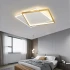 Lustra LED cu telecomanda SOLARA 66W, 2 Patrate, lumina Rece/Calda/Neutra, Dimabila, Auriu Alb [3]
