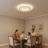Lustra LED cu telecomanda LINEA 125W, Ø50cm, Rotunda, lumina Rece/Calda/Neutra, Dimabila, Negru [3]