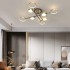 Lustra LED cu Telecomanda MARIA, 8 Elemente, 44W, Lumina Calda/Rece/Neutra, Dimabila, Auriu [4]