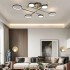 Lustra LED cu Telecomanda MARIA, 31W, 6 Elemente, Lumina Calda/Rece/Neutra, Dimabila, Negru [2]