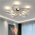 Lustra LED cu Telecomanda KARINA, 68W, 10 Elemente, Lumina Calda/Rece/Neutra, Dimabila, Auriu [4]