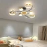 Lustra LED cu Telecomanda KARINA, 26W, 6 Elemente, Lumina Calda/Rece/Neutra, Dimabila, Auriu [3]