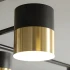 Lustra LED cu Telecomanda MARIO, 32W, 8 Elemente, Lumina Rece/Calda/Neutra, Dimabila, Negru/Auriu [2]