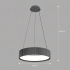 Lustra LED cu telecomanda SCHECTE, 3000K/4000K/6000K, 70W, Metal si Plastic, Gri [4]